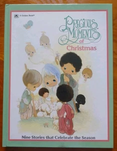 PRECIOUS MOMENTS OF CHRISTMAS: 9 Stories Celebrate the Season - Golden Book 1990 - Picture 1 of 6