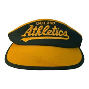 Vintage Oakland Athletics A's Sun Visor Hat Cap Sports Specialties Script 90s - Bild 1 von 5
