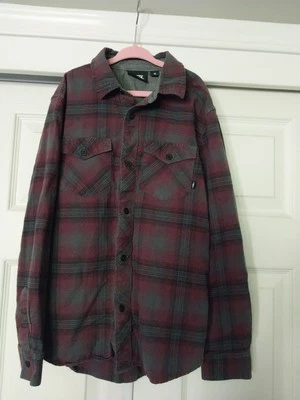 Vans Boy's Button Up Flannel Shirt with Pockets Size M - Image 1 of 4
