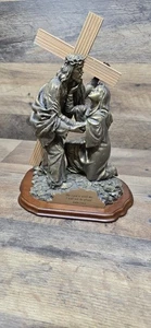 Danbury Mint Jesus Christ The Maternal Heart Statue Psalm 118:6 Figurine - Picture 1 of 8