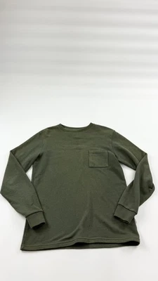 Saturdays Surf NYC Shirt Mens Small Green Long Sleeve Pocket Crew Neck Casual - Image 1 of 4