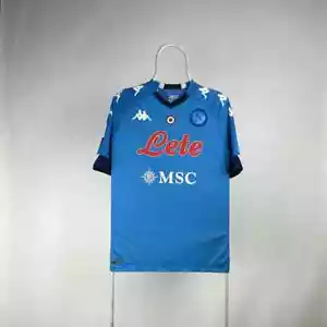 Camiseta SSC NAPOLI 2020 2021 LOCAL # MERTENS 14 KAPPA JERSEY - Imagen 1 de 6