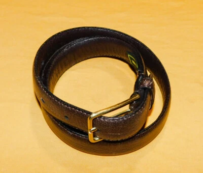 МУЖСКАЯ КЛУБНАЯ КОМНАТА КОРИЧНЕВЫЙ ИЗ НАТУРАЛЬНОЙ КОЖИ ТОНКИЙ РЕМЕНЬ РАЗМЕР 36/90 см... - Изображение 1 из 4