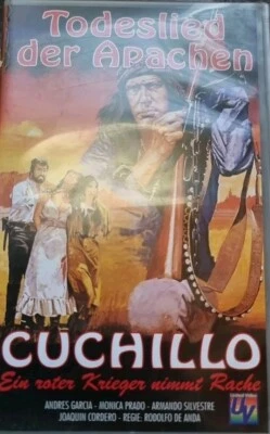 VHS Cuchillo - Todeslied der Apachen (1978) FSK 16 Western mit Andres Garcia - Bild 1 von 4