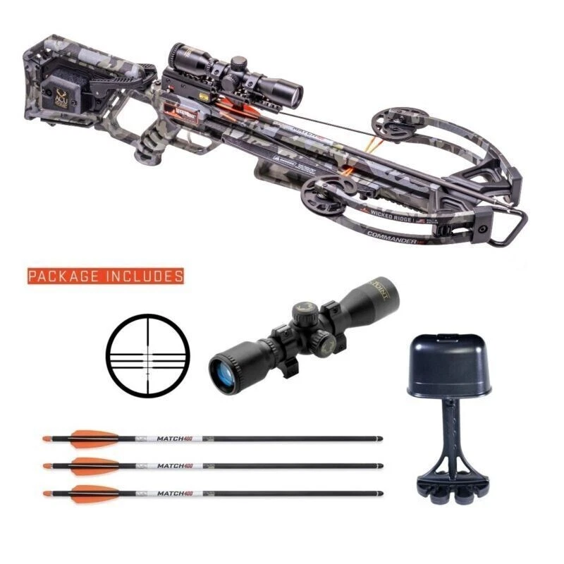 Wicked Ridge Commander M1 Crossbow Package with ACUDraw Crank WR24003-9532 - Image 1 of 1