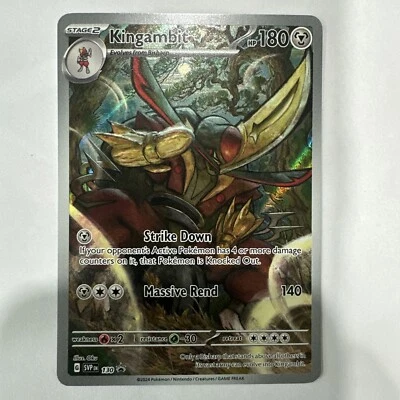 Kingambit 130 Sv: Scarlet & Violet Promo Cards Holo Shrouded Fable Pokemon NM - Image 1 of 2