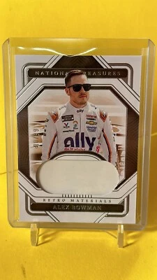 2023 Panini National Treasures Racing Retro Materials Alex Bowman /99 - Image 1 of 2