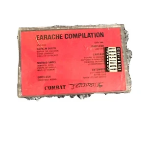 Earache Compilation Cassette 1990 Promo (rare cassette) Metal Thrash Rare DJ - Picture 1 of 3