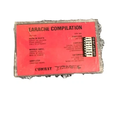 Earache Compilation Cassette 1990 Promo (rare cassette) Metal Thrash Rare DJ - Image 1 of 3
