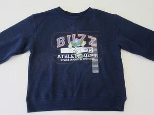 NWT Buzz Lightyear Sweatshirt 4/5yrs Disney Store Boys Girls Top 1995 Pullover - Picture 1 of 12
