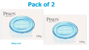 Pears Pure Und Gentle Seife Mit Minze Extrakt 100g (Packung 2) - Bild 1 von 2
