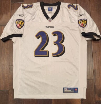 锐步 On Field Willis McGahee 巴尔的摩乌鸦队球衣 - 男式 2XL 52 — 第 1/4 张图片