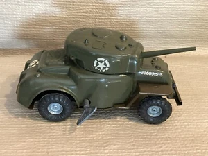 Tri-ang MINIC Toys Armoured Car Clockwork Powered - Works!! - Picture 1 of 15