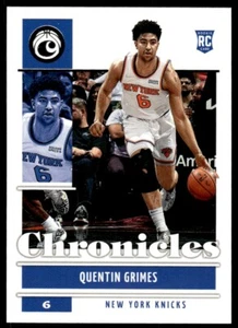 2021-22 Panini Chronicles Basketball Card Quentin Grimes New York Knicks #32 - Picture 1 of 2