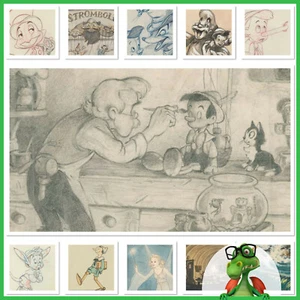 Disney Collect Topps Walt Disney Animation Research Library Pinocchio SR Digital - Picture 1 of 12