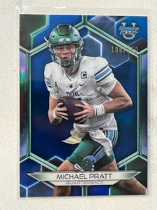 MICHAEL PRATT Packers 2023 Bowman University Best BLUE REFRACTOR # 108/150 - Picture 1 of 1
