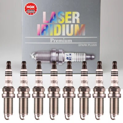 NGK LASER IRIDIUM Spark Plug 8PCS for Lexus GS460/ IS F/ LS460/ LS600h 4.6/5.0L - Image 1 of 4
