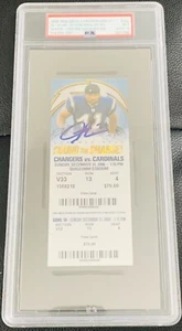 LaDainian Tomlinson Signed Ticket Auto Stub PSA Slabbed Authentic 10 SD Chargers - Picture 1 of 5