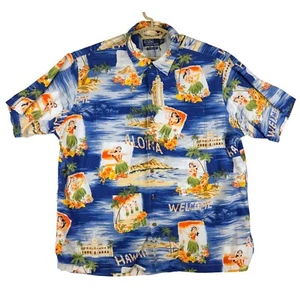 Polo Ralph Lauren Vintage Camp Hawaiihemd Hula Girl Aloha Vintage Camp XL - Bild 1 von 6