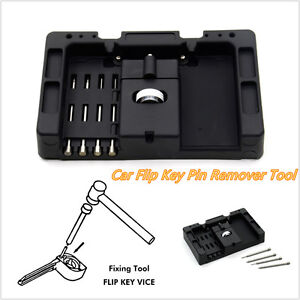 Vehicle Folding Remotes Quick Remover Installation Tool Flip Key Vice Repair Kit