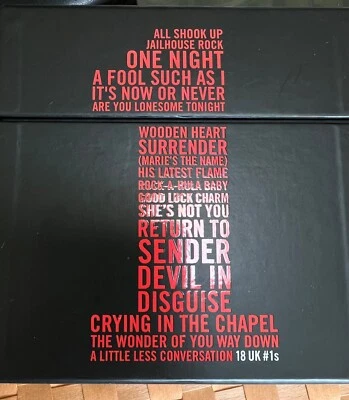 Elvis  Limited Edition Box Set CDs 18 UK #1s 2005 .Like New - Image 1 of 4