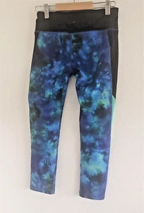C9 Champion Duo Dry Crop Legging Women's Blue Black Yoga Workout Pants Size XS - Picture 1 of 5
