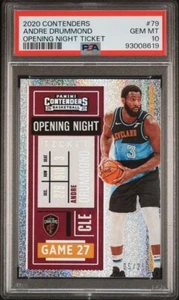 2020 Contenders ANDRE DRUMMOND Opening Night Ticket Mint 10 PSA - Picture 1 of 2