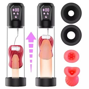 Male Masturbaters Automatic HandsFree Cup Vibrating Sucking Stroker Men Sex Toys - Picture 1 of 6