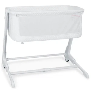 2-In-1 Baby Bedside Crib Bassinet & Sofa Height Adjustable Infant Sleeping Bed - Picture 1 of 8