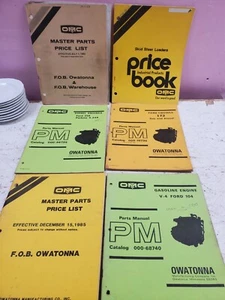 Lot Of 5 OMC Parts Manual Master Parts Price List Ford 104 172 256 Engines  - Bild 1 von 1