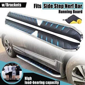 Fits Lincoln Nautilus 2019-2023 Running Boards Side Step Pedals Nerf Bar Fixed - Picture 1 of 9
