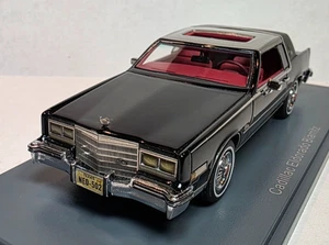 Neo Scale Models 1:43 1979 Cadillac Eldorado Biarritz Sable Black/Dk Carmine Red - Picture 1 of 9