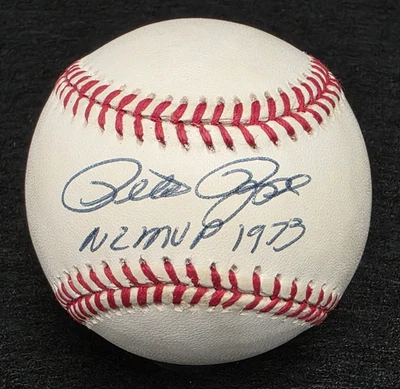 PETE ROSE Signed NL MVP 1973 Official MLB Baseball-HOF?-PHILLIES-REDS-JSA - Image 1 of 4