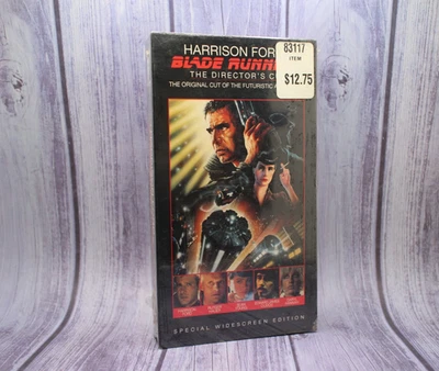 Blade Runner: The Directors Cut VHS Tape 1994 New Sealed Warner Sci-Fi Action - Image 1 of 4
