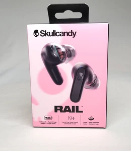 Skullcandy Rail Wireless Earbuds Bluetooth Headphones Hands Free Voice Control - Picture 1 of 4