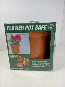 Hidden Flower Pot Safe For Keys And Valuables Outdoor Indoor Storage Open Box - Picture 1 of 18