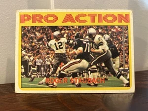 1972 Topps - ROGER STAUBACH Pro Action #122 π₯ Vintage Football Card - Picture 1 of 3