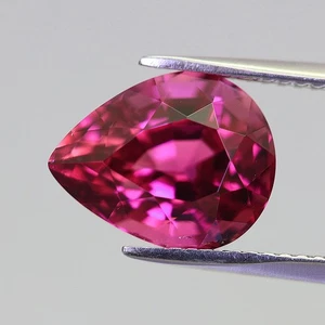 4.54 Cts Crimson Pink! Natural Unheated Brilliant Pear Cut Tourmaline Mozambique - Picture 1 of 2