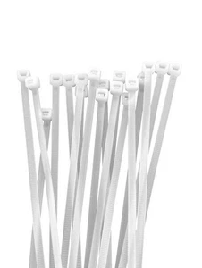 TrendLine Kabelbinder 4,8 x 250 mm Weiß 50 Stück Nylon Kabel Binder - Bild 1 von 4