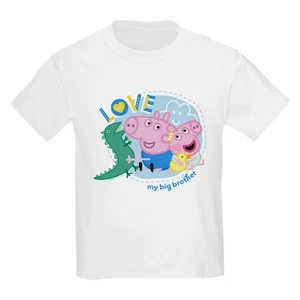 CafePress Peppa Pig: Love My Big Brother Kids T Shirt Kids T-Shirt (1247855965) - Picture 1 of 14
