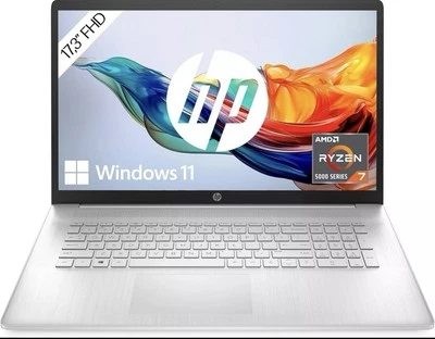 HP Gaming Notebook 17" | AMD Ryzen 7 5700U | 16GB RAM | 512GB SSD | Win 11  - Bild 1 von 4