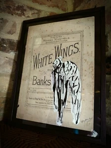 JEFFREY LOUIS-REED mixed media original artwork/SHUBY/D-FACE/PURE EVIL/BANKSY - Picture 1 of 6