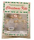 Crystal Swirling Angel Merri Mac Christmas Craft Kit Make 5 Beaded Ornaments VTG