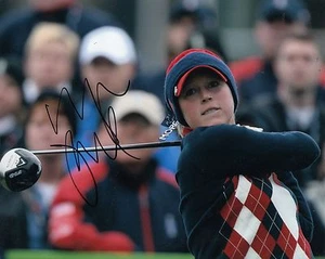 MORGAN PRESSEL signed LPGA *WOMENS* GOLF 8X10 photo W/COA SOLHEIM CUP MASTERS #2 - Picture 1 of 1