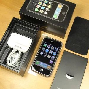 Very Rare Apple iPhone 1st Generation IOS 1 A1203 8GB AT&T In Box Collectible - Picture 1 of 16