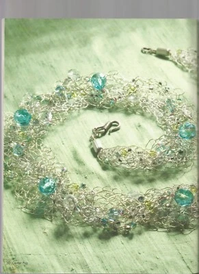 Crochet Wire Bead Jewelry Patterns Beading Necklaces Bracelets Leisure Arts N61 - Image 1 of 4