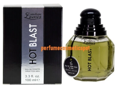 NIB HOT BLAST by CREATION LAMIS FOR MEN 3.3 OZ / 100 ML EAU DE TOILETTE SPRAY