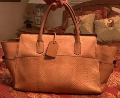 Большая дизайнерская сумочка REED KRAKOFF /кожа и змея / сумка с короткими ручками / сумка - Изображение 1 из 4