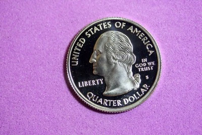 2001 - S PROOF "Kentucky" STATEHOOD Washington Quarter! #J25922 - Image 1 of 2