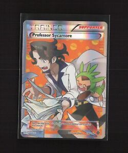 Professor Sycamore 114/114 Steam Siege Full Art Holo Ultra Rare Pokemon Card